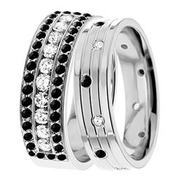 Black & White Diamond Rings