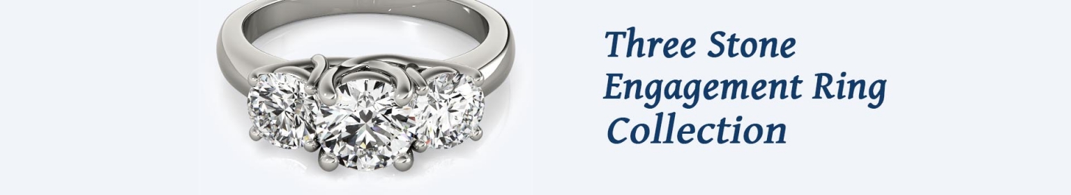 Three Stone Engagement Rings 