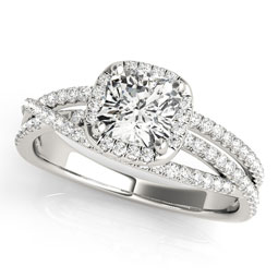 Multi Row Engagement Rings