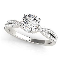 Side Stone Engagement Rings 