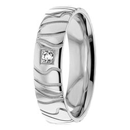 Womens Diamond Bands