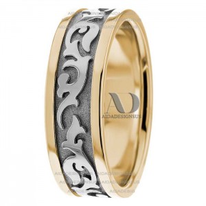 Vernon Celtic Waves Wedding Ring