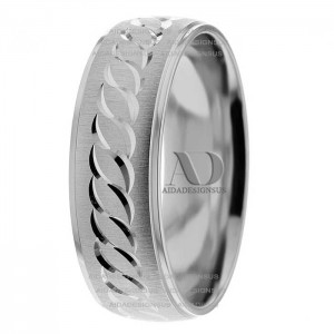 Kari 7mm Wide Designer Wedding Ring