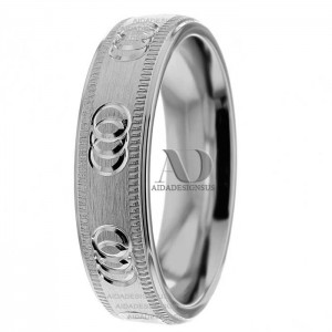 Horace 6mm Wide Designer Wedding Ring