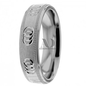 Horace 6mm Wide Designer Wedding Ring