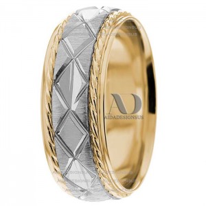 Willis 8mm Wide Designer Wedding Ring