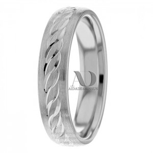 Rosemarie 5mm Wide Designer Wedding Ring