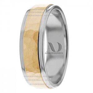 Rickey 7mm Wide Designer Wedding Ring