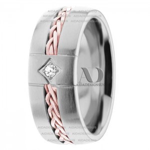 Mens morganite sales wedding band
