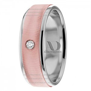 DW9AD213 Two Tone Diamond Ring