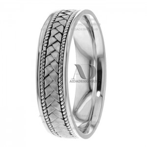 Delbert 6mm Wide Handmade Wedding Bands