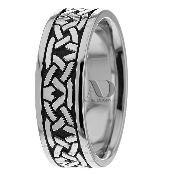 Sally Celtic Knot Wedding Ring 7.00mm