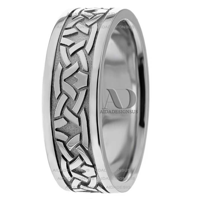 Dolores Celtic Knots Wedding Rings 7.00mm