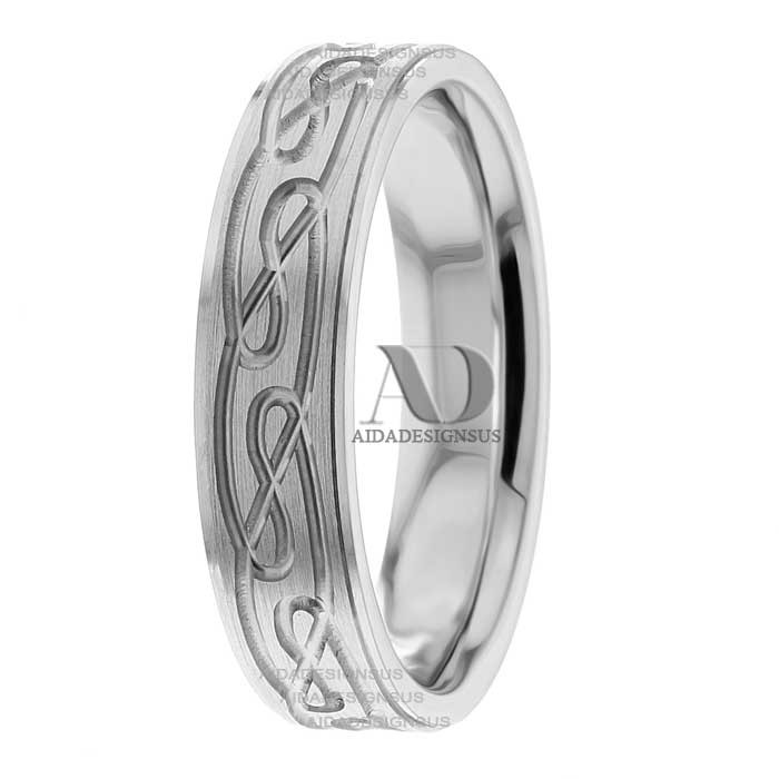 Lloyd Celtic Knot Wedding Band 5.00mm