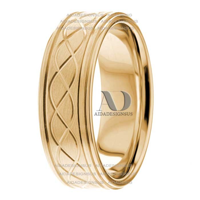 Jorge Celtic Knot Wedding Rings 7.50mm