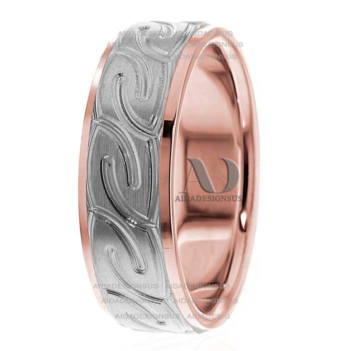 Gertrude Celtic Wedding Rings 7.00mm