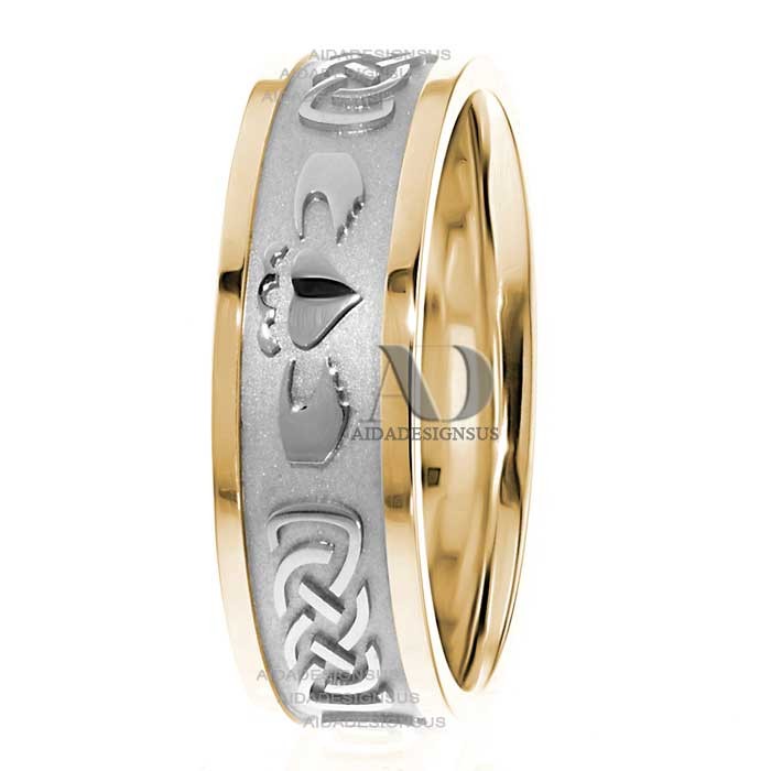 Leroy Celtic Knot Wedding Bands 7.50mm