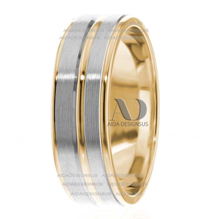Margie 6mm Wide Designer Wedding Ring