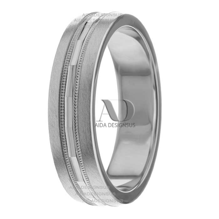 Harvey 6mm Wide Designer Wedding Ring