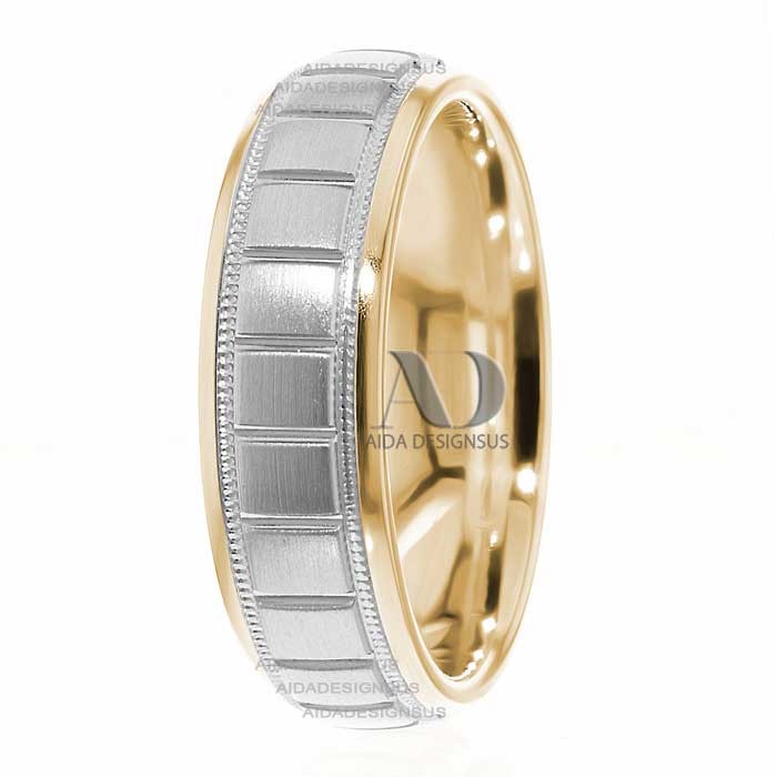 Javier 6mm Wide Designer Wedding Ring