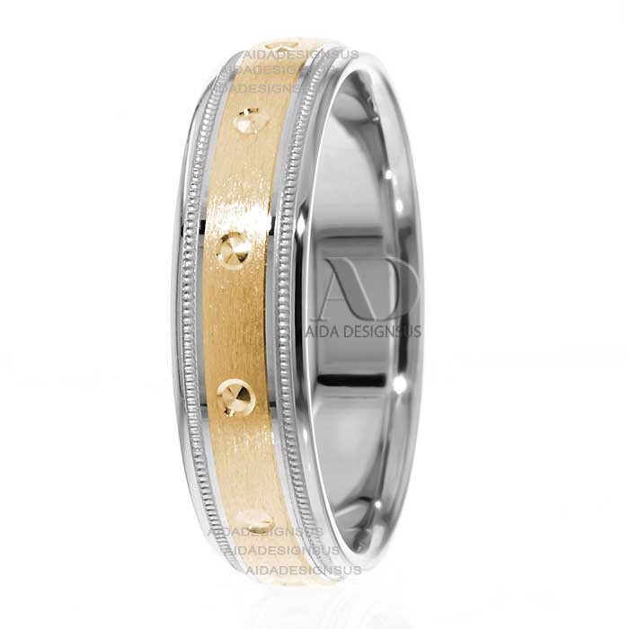 Lindsay 6mm Wide Designer Wedding Ring