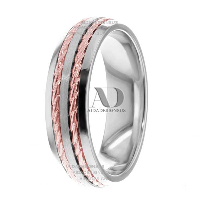 Nelson 6mm Wide Designer Wedding Ring