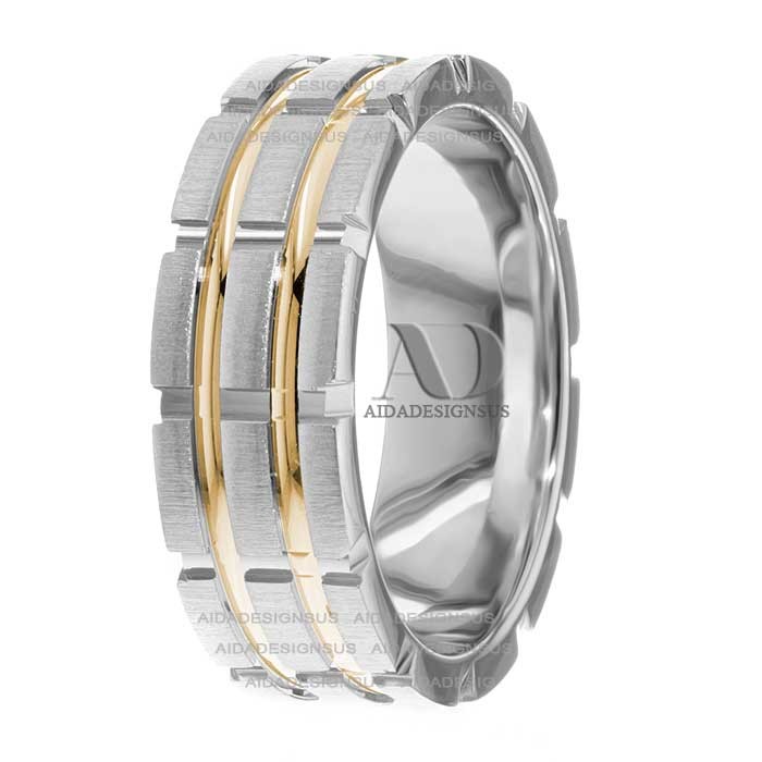 Sheryl 7mm Wide Designer Wedding Ring