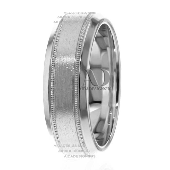 Cora 7mm Wide Designer Wedding Ring