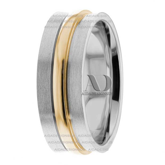 Marguerite 7mm Wide Designer Wedding Ring