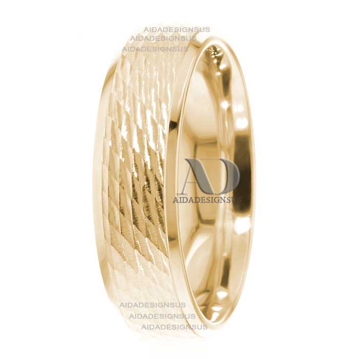 Harriet 6mm Wide Designer Wedding Ring