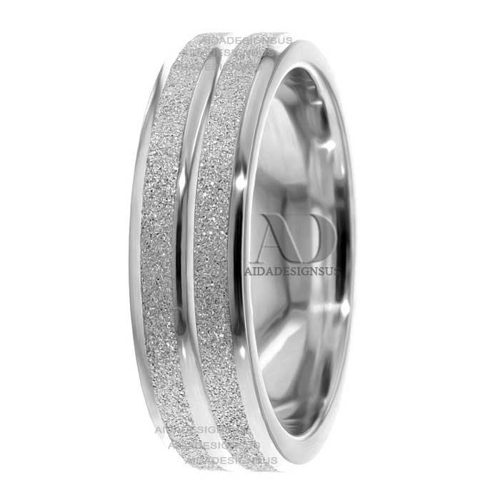 Freddie 7mm Wide Designer Wedding Ring