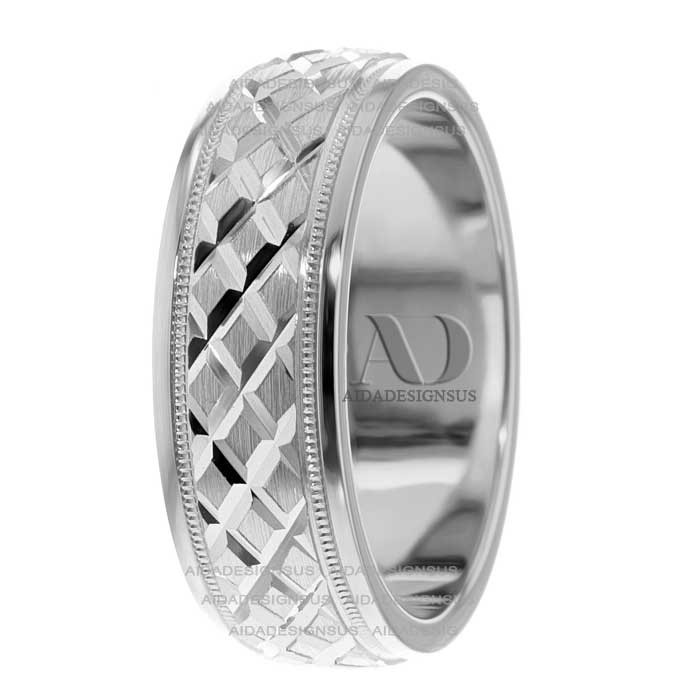 Sonya 7mm Wide Designer Wedding Ring