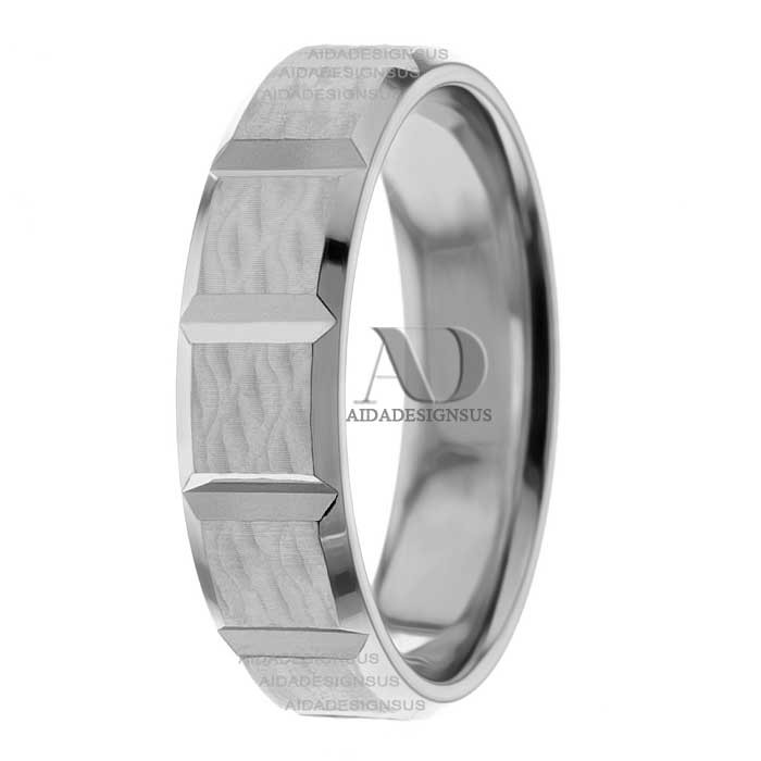 Brooke 6mm Wide Designer Wedding Ring