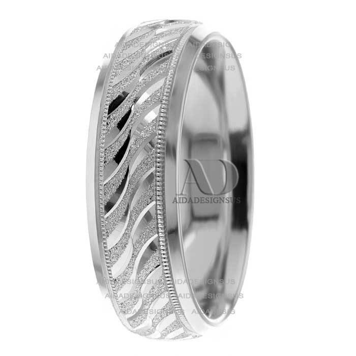Eduardo 7mm Wide Designer Wedding Ring