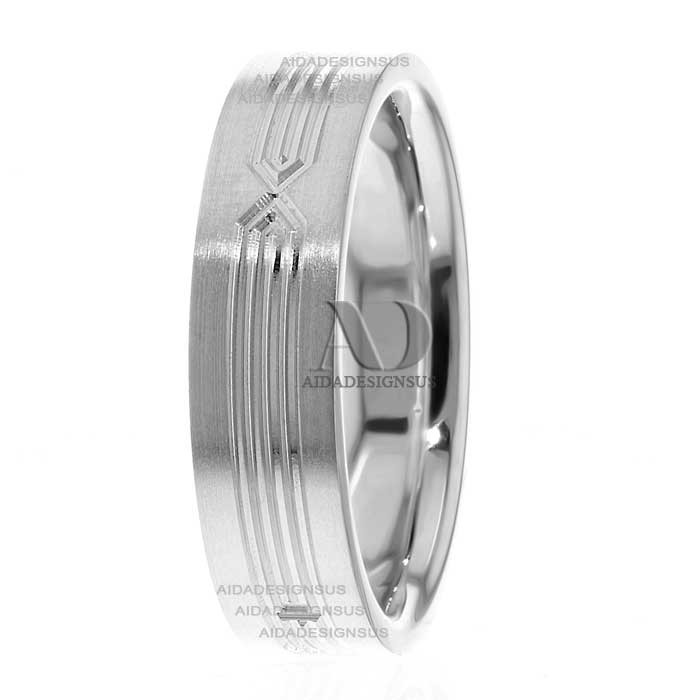 Bethany 6mm Wide Designer Wedding Ring