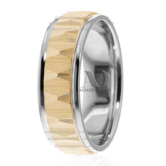 Donnie 7mm Wide Designer Wedding Ring