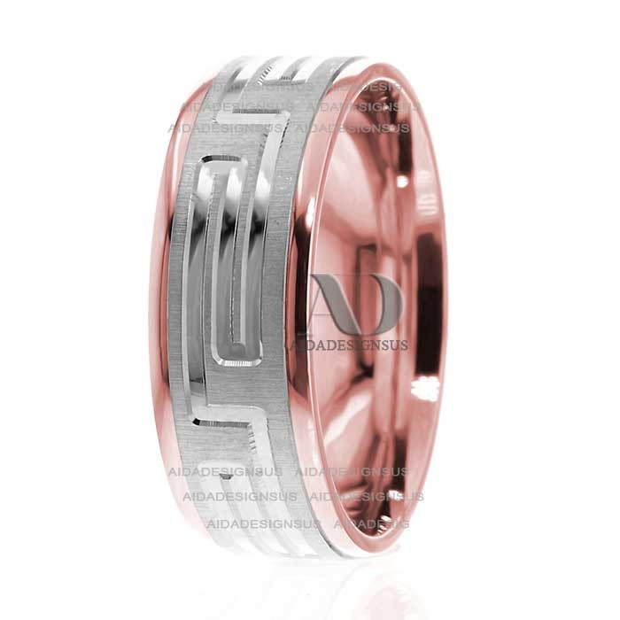 Candice 8.5mm Wide Designer Wedding Ring