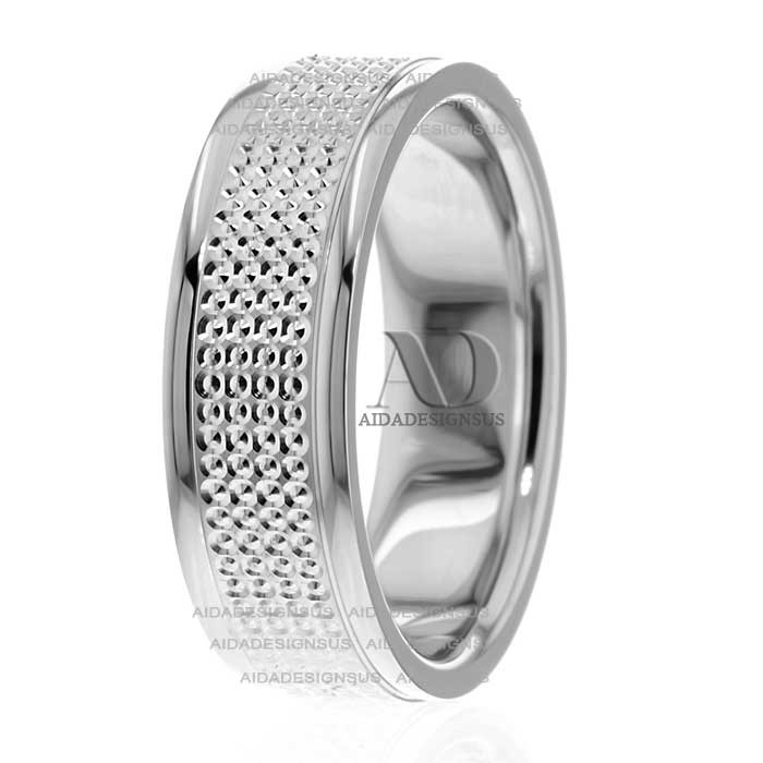 Wade 7mm Wide Designer Wedding Ring