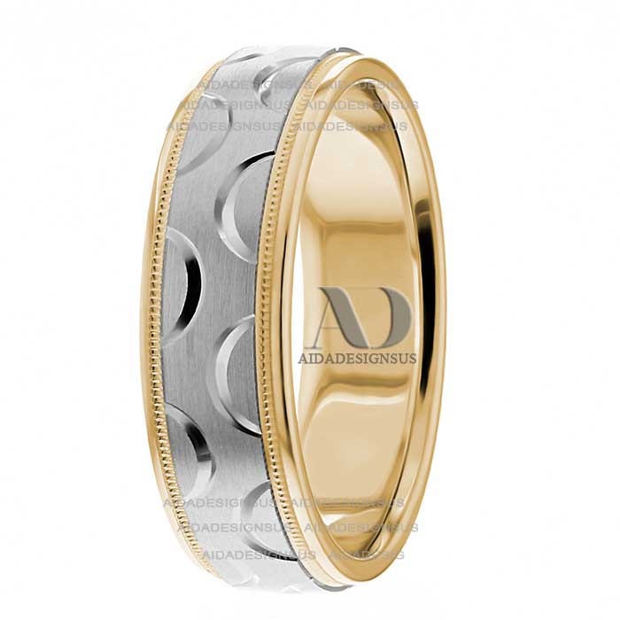 Della 7mm Wide Designer Wedding Ring