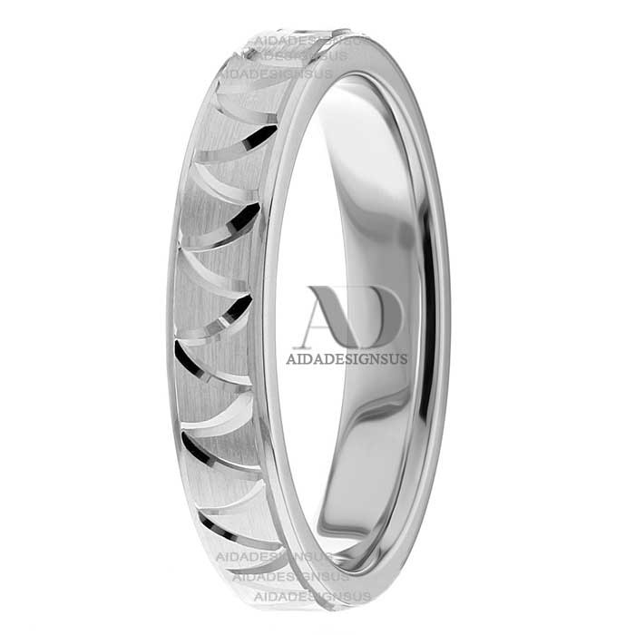 Rex 4mm Wide Designer Wedding Ring
