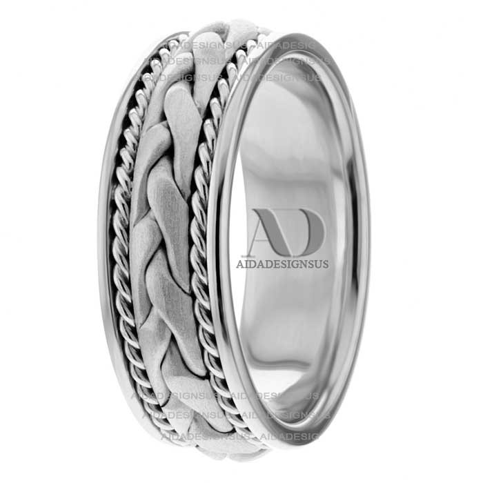 Hope 7.5mm Wide Handmade Wedding Bands