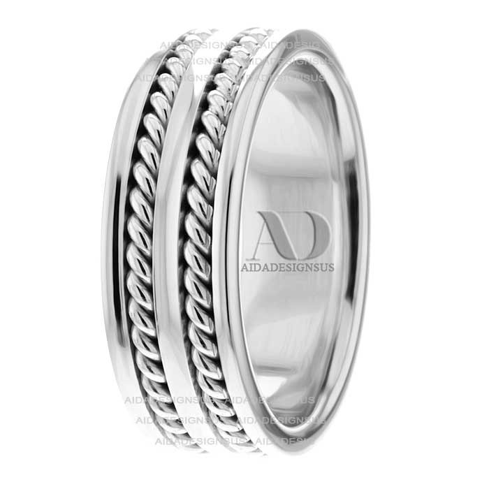 Christie 7.5mm Wide Handmade Wedding Bands