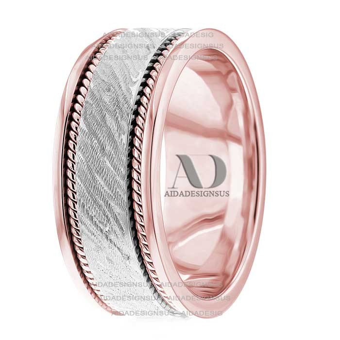 Felipe 9mm Wide Handmade Wedding Bands