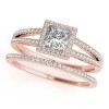 Rose Gold Bridal Set