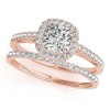 Rose Gold Bridal Set
