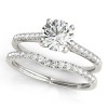 White Gold Bridal Set