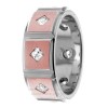 Rose & White Gold Diamond Ring