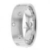 DW9AD000 White Gold Diamond Wedding Ring 