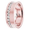 DW9AD001 Rose Gold Diamond Wedding Band