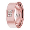 DW9AD003 Rose Gold Diamond Wedding Band